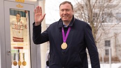 Олимпийский чемпион Тарас Хтей был удостоен стелы на выставке-форуме «Россия» 