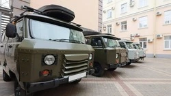 Вячеслав Гладков передал бойцам очередную партию бронированных машин