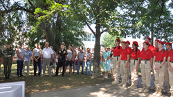 Встреча ветеранов морской службы прошла в День ВМФ в парке посёлка Ровеньки