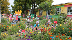 Работники Новоалександровского детского сада занялись благоустройством территории