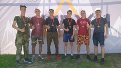 Команда ровеньской молодёжи приняла участие в военно-спортивном кроссе «Рубежи»