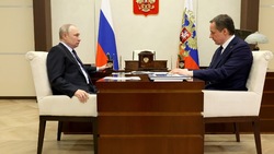 Владимир Путин провёл вторую за полгода рабочую встречу с Вячеславом Гладковым
