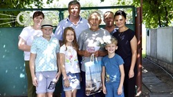 Житель села Свистовка Николай Дмитриевич Гриёв отметил 90-летие