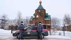 Росгвардейцы обеспечили безопасность белгородцев во время рождественских праздников