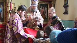 Божественная литургия прошла в Свято-Троицком соборе
