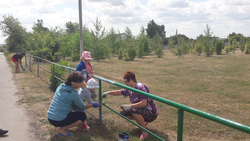 Строительство детской площадки «Солнышко» стартовало в селе Нагорье